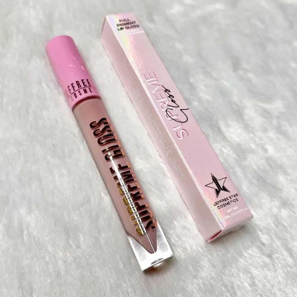 NIB Jeffree Star Supreme Full Pigment Lip Gloss Naked In Dark Full Size 5.10ml